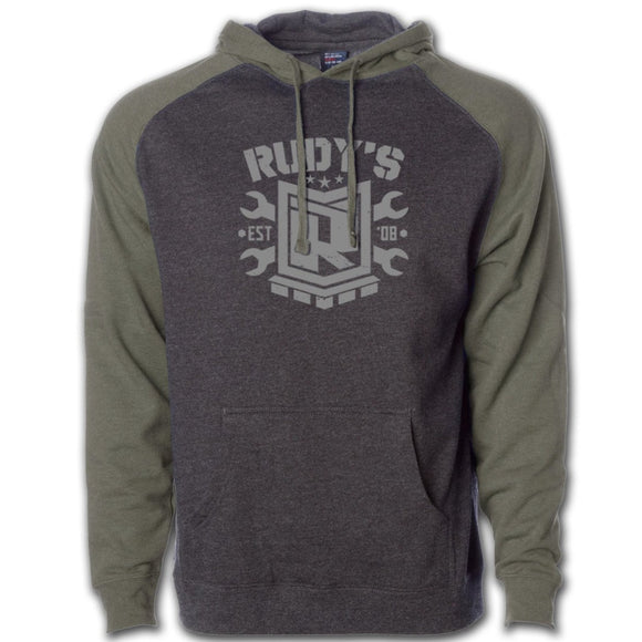 Rudy's Wrench & Shield Mens Hoodie